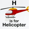 thumbnail image 2 of CafePress - H Is For Helicopter Infant Bodysuit - Baby Light Bodysuit, Size Newborn - 24 Months, 2 of 4