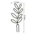 thumbnail image 7 of Travelwant Garden Trellis for Climbing Plant Iron Pot Trellis Leaf Shape Wire Indoor Houseplant Home Plant Tool Plant Lover Gifts Ideas, 7 of 7