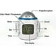 thumbnail image 3 of Children's Digital Alarm Clock With Star Projector, Backlight, Music, Calendar And Thermometer, 3 of 3