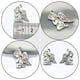 thumbnail image 2 of KAKOWELY 50 colgantes de ángel clásicos, bonitos colgantes para collares, preciosos suministros de joyería., 2 of 5