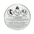 thumbnail image 4 of Mainstays Unscented Ivory Pillar Candle, 4 of 6