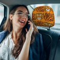 thumbnail image 6 of Uemuo Tiger Printed 2 PCS Car All-Inclusive Headrest Cover, Headrest Protector, Soft Elastic Breathable Seat Headrest Anti-Dirty Cover Headrest Cover Protector, 6 of 6