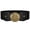 Black, variant on Women Wide Elastic Belt Western Buckle Strecth Waist Belt for Dress