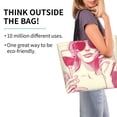thumbnail image 2 of Honeii Ace Of Diamonds Lady Print Tote Bag for Women, Foldable Tote Bag Large Shoulder Bag Top Handle Handbag for Travel, Work, 2 of 8