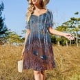 thumbnail image 4 of Vestido de manga corta The Badgers of Autumn Wood Ropa femenina vestidos de noche de lujo para mujer Vestido, 4 of 7