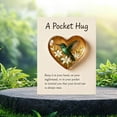 thumbnail image 2 of DAMAI Hummingbird Pocket Hug, Mini Acrylic Hug Token with Encouragement Card, Heart-Shaped Comfort Token with Sympathy Card, Encouragement Gift for Grieving Friends & Family, 2 of 3
