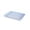 Blue, variant on Linnome Rectangular Plastic Serving Tray Lightweight Breakfast Food Plate Anti Slip Edge Decorative Storage Platter for Coffee Bread Dessert Kitchen Dining Table Use