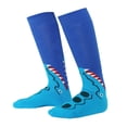 thumbnail image 1 of par de calcetines de esquí para niños, cálidos, para la nieve, para invierno, largos hasta la rodilla, para snowboard y patinaje, para niños y niñas., 1 of 5
