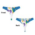 thumbnail image 3 of Balery Cool Unicorn Star Golden Tangas de Algodón para Mujer con Estampado – Ropa Interior Sexy, Transpirable, G-string-X-Large, 3 of 6