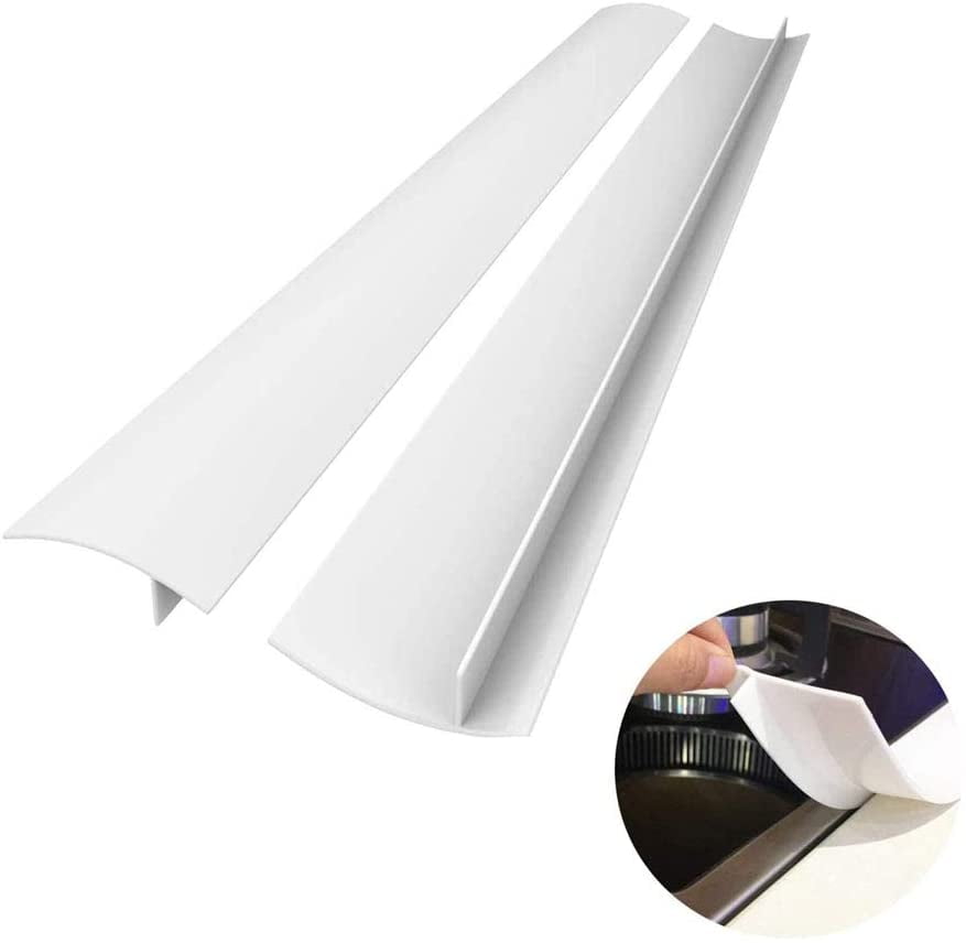 2PCS Silicone Stove Gap Covers, Heat Resistant Silicone Stove Counter Guard Gap Filler