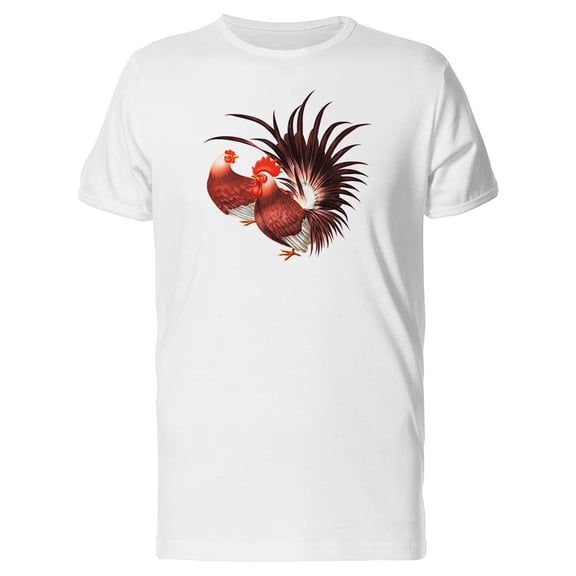 Realistic Hen And Rooster Tee Men's -Image by Shutterstock