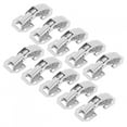 thumbnail image 2 of 10 Pcs Charnières d'Armoire Trou de Forage Libre Ouverture de Porte de Placard Matériel de Mobilier avec Vis, 2 of 15