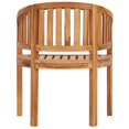 thumbnail image 4 of vidaXL Banana Chair Solid Teak Wood, 4 of 6