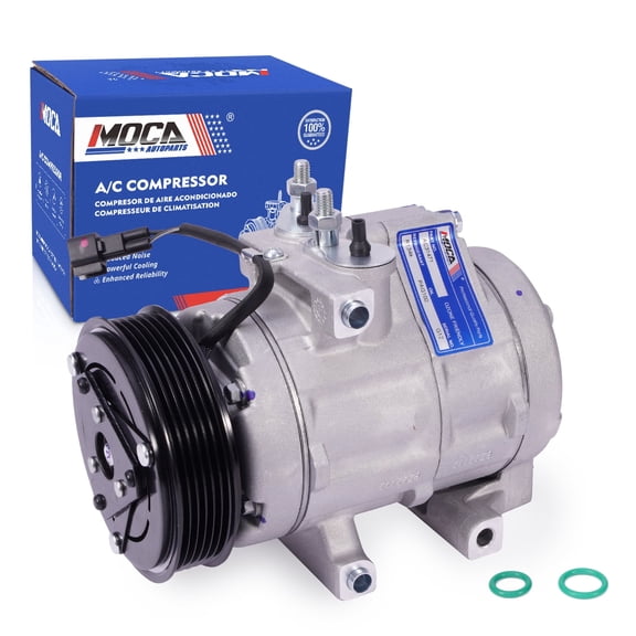 MOCA AUTOPARTS New AC Compressor Fit for 2020-2025 Ford F-550 Super Duty 7.3L & 2007-2014 Ford Expedition 5.4L & 2007-2014 Lincoln Navigator 5.4L