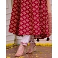 thumbnail image 4 of Women Beautiful Aline Kurti Set Bollywood Designer Ethnic Kurta Pant Dupatta Set Round Neck 36, 4 of 5