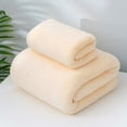 thumbnail image 2 of Zatoumnr Coral Velvet Absorbent Bath Towels For Adults Face Towel Bath Towel Set Soft Comfortable Bathroom Towel Set Highly Absorbent Soft Bathroom Towels Set Perfect for Daily Use, 2 of 7