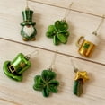 thumbnail image 4 of St Patrick Day Decorations, Irish Gnome Ornament with Green Hat, 4" Hanging Leprechaun Figurine for Tree Table Shelf Door Wall Home Decor Party Easter Decor F, 4 of 5