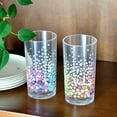 thumbnail image 4 of Xianyou- Lot de 4 Gobelets en Plastique de 16 Onces, Verres en Plastique, Verres à Boire Résistants aux Chocs, Gobelets Incassables, Réutilisables / Sans BPA / Support Supérieur Lavables au Lave-Vaisselle (3D Cœur), 4 of 4