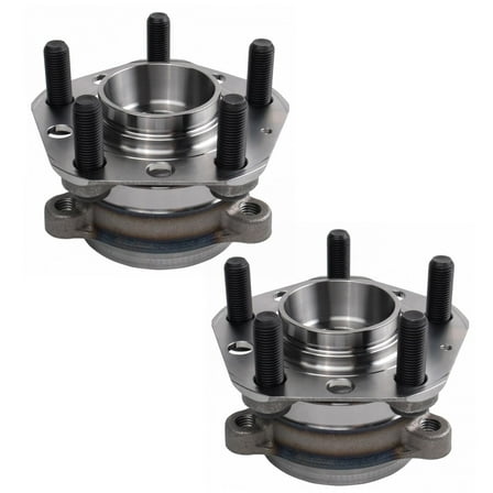 TRQ Rear Wheel Bearing & Hub Assembly Set LH & RH Sides for Tesla Model 3 BHA30425