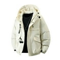 thumbnail image 1 of Ceisia Men's Hooded Zipper Closure Functional Pockets Gift Solid Color Jacket - nylon for Daily & Outdoor Wear, 1 of 8