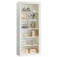 thumbnail image 7 of Finmind 6-Tier Freestanding Bookcase,  75 Inch Tall Modern Bookshelf Open Display Storage Shelves for Living Room, Home Office, Bedroom, White, 7 of 7