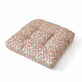 thumbnail image 2 of Farmhouse Floral Print Chair Cushions,Christmas Tufted Chair Cushion, Soft Comfortable Chair Pads Seat Cushions for Indoor Dining Room and Kitchen Chairs, 2 of 7