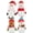 Z E 4PCS, variant on Christmas Candy Jars, Santa Elk Snowman Ornament Candy Cookie Jar Containers Candy Storage Dish Home Decor Container Favor Gift Box Bottle for Children, Xmas Holiday Party Supply