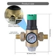 thumbnail image 5 of WINDLAND Pressure Regulator with Water Pressure Gauge and Mesh Filter for Drinking Water, 5 of 8