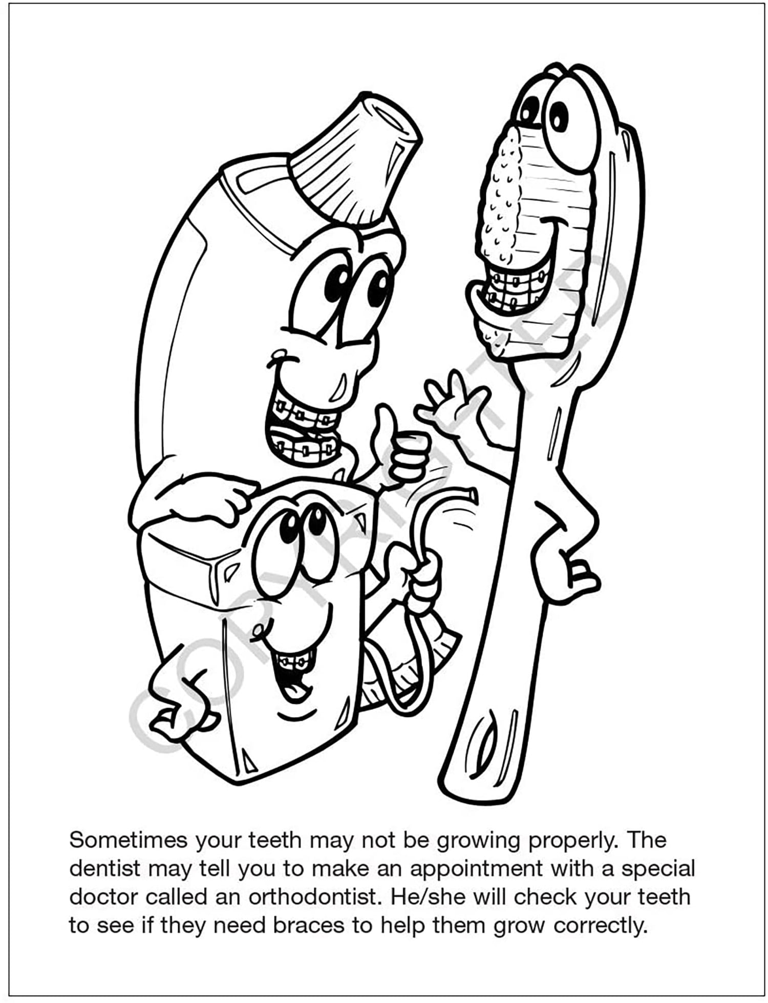 25 Pack - A Trip to The Dentist Kid's Coloring & Activity Books