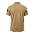 thumbnail image 7 of BRANROY Mens Tactical Work Short Sleeve - Work Shirts for Men, Father's Day Gift Idea, Casual Summer Shirt, Breathable Relaxed Short Sleeve shirt,Khaki,S, 7 of 7