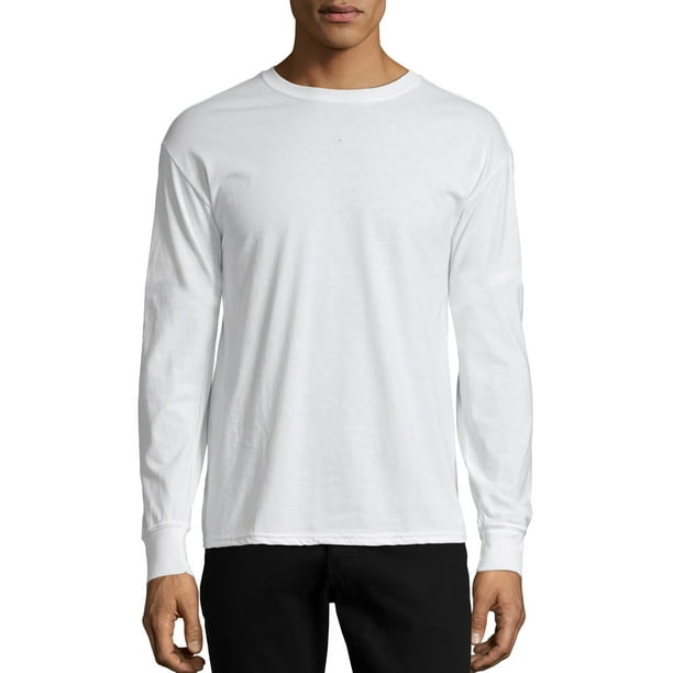 Hanes Men's XTemp Lightweight Long Sleeve TShirt, Up to size 3XL