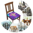 thumbnail image 7 of Cauagu Elephant in Tribal Style for Dining Chair Seat Covers,Slipcovers Kitchen Chair Covers Upholstered Chair Seat Cushion Cover Chair Seat Protector-Two Pieces, 7 of 7