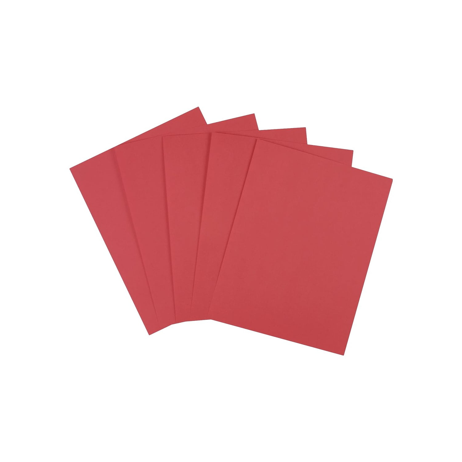 Staples Brights Multipurpose Paper 20 lbs 8.5' x 11' Red 500/Ream (25205)