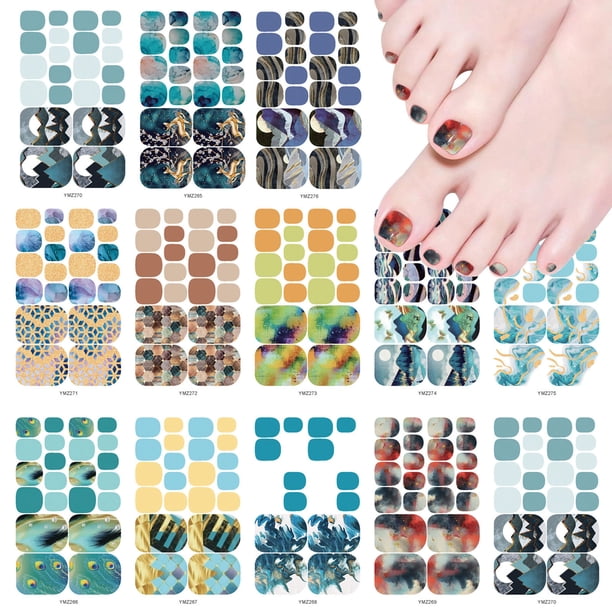 Ganfancp Calcomanía de Manicura para Pies Calcomanía de Encaje para Pies con Estampado de Estrellas Ofertas Del Día Sólo En Línea 1X Nail Art Pegatinas de Pie