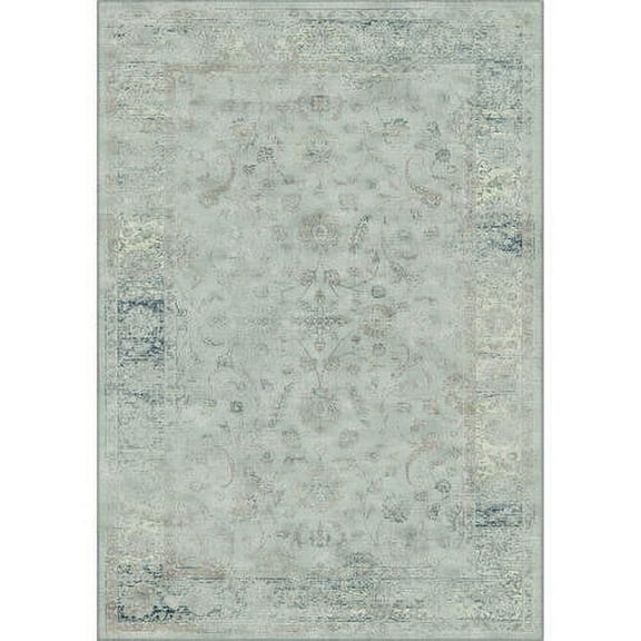 SAFAVIEH Vintage Daven Traditional Area Rug, Light Blue, 4' x 5'7"
