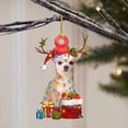 thumbnail image 4 of Perro De Navidad Árbol De Navidad Letrero De Madera Decoración Colgante Regalo De Decoración De Navidad Para Vecinos Amigos Familia Noticed HA040830-01, 4 of 6