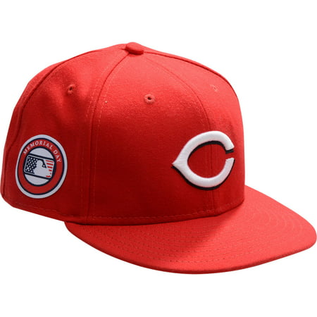 Jesse Winker Cincinnati Reds Game-Used #33 Red Cap with Memorial Day Patch vs. Pittsburgh Pirates on May 27, 2019 - Game 2 - Size 7 3/8 - Fanatics Authentic