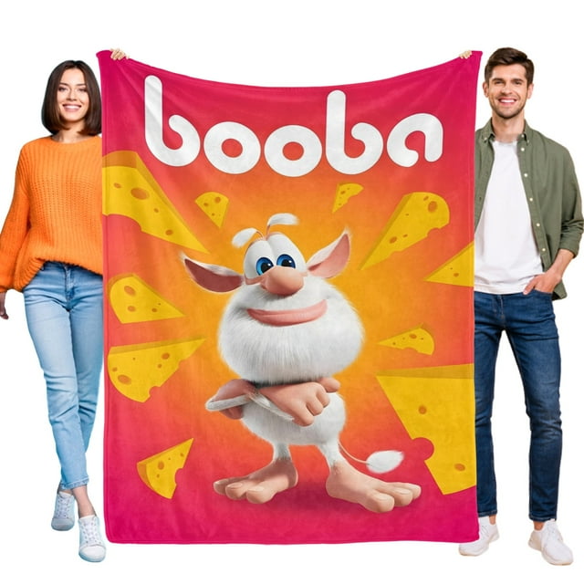 Booba anti-pilling, suave, ligera, esponjosa y acogedora de lujo para hogar y cocina – Perfecta para niños y adultos,80X100cm