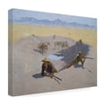 thumbnail image 4 of Frederic Remington 'Fight For The Waterhole' Canvas Art, 4 of 4