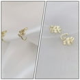 thumbnail image 3 of OULII 1 Pair Non Piercing Ear Cuff Golden Fashion Accessory Party, 3 of 8