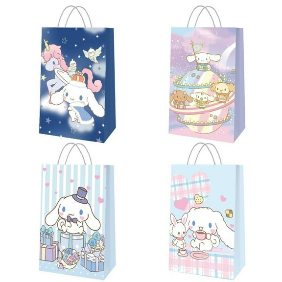 12 Pcs Cinnamoroll Party Gift Bags, Birthday party bags, Cartoon candy bags, Party Decoration Supplies