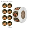 thumbnail image 2 of Roll stickers, Halloween pumpkin labels, sticker labels, holiday decorations, 2 of 5