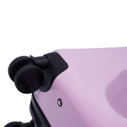 Anqidi 20 Kids Ride On Suitcase, Portable Universal Wheel Trolley Luggage Case Horse Shape Children Travel Suitcase w/Lock Pink