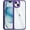 Dark Purple, variant on For iPhone 15/Plus/ Pro/Pro Max case,Crystal Clear Hard PC Back +Soft TPU Frame Shockproof Military-Drop Protection,Classic Hybrid Case for iPhone 15/Plus/ Pro/Pro Max