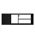 thumbnail image 3 of Minetta 46" Floating Entertainment Center with 4 Shelves in Black, 3 of 7