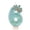 A006- Style F, variant on Princess Sparkle 3D Birthday Candle - Royal Glittery Design with Crown Accent, Creative Party Decoration - for Girls' Birthday Celebrations, Cake Topper, Themed Parties, Baby Showers