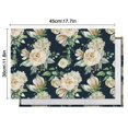 thumbnail image 5 of Pioneer Flower Floral Print Pattern Summer Placemats Table Placemats Set Of 6-Linen Kitchen Washable Placemats Table Mats 12x18 Inch Non-Slip Heat Resistant, 5 of 5