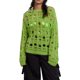 thumbnail image 1 of VISgogo, suéteres de moda para mujer, cuello redondo, manga larga, Color sólido, Jersey de punto hueco, Tops VISgogo moda, 1 of 9