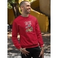 thumbnail image 2 of Good Mood Daisies W Froggie Sweatshirt Men -Image by Shutterstock, Male Small, 2 of 4