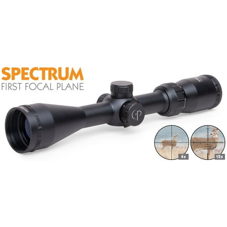 CenterPoint FFP Spectrum 4-12x44mm Rifle Scope (Best Ffp Scope Under 500)